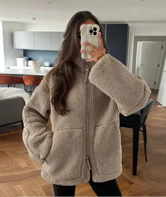 Oversized Fleece Jacket