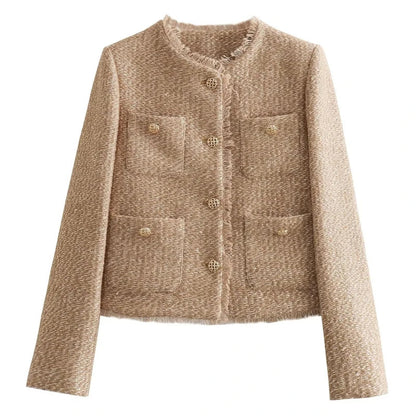 Cropped Tweed Jacket