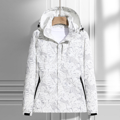 Hooded Jacket Zip Black Polyester