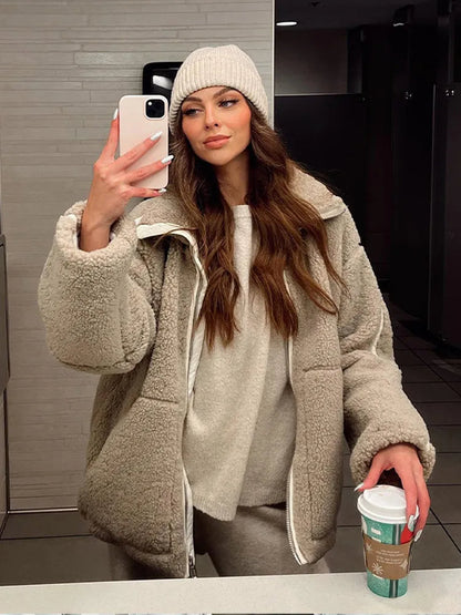 Oversized Fleece Jacket