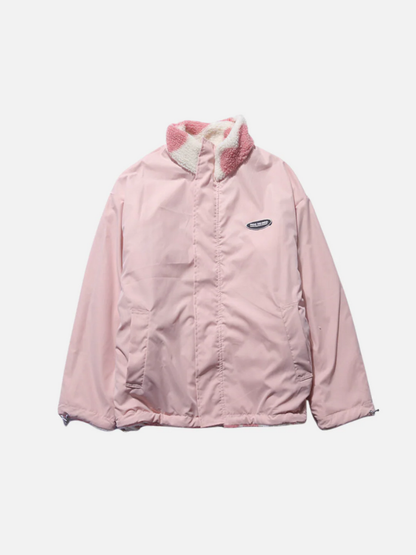 Women's Black Puffer Jacket Polyester Blend Insulated Winter Coat